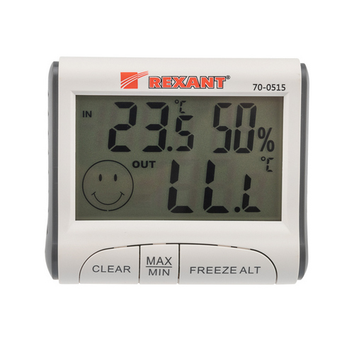 Купить Термогигрометр комнатно уличный Rexant 70-0515                                                      