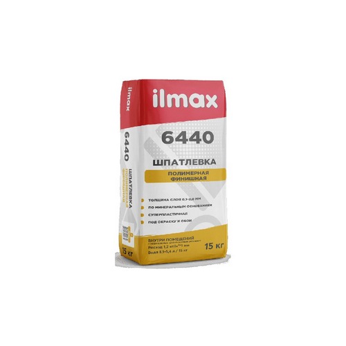 Купить Шпатлевка полимерная Ilmax 6440 белая 15кг                                                          