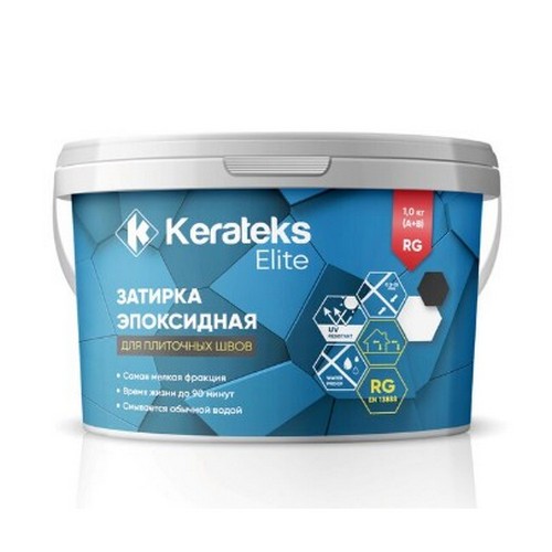 Купить Фуга эпоксидная Kerateks Elite С.51 светло серая 1 кг                                               