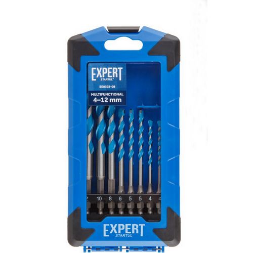 Купить Набор сверл универсальных 8шт 4-12 мм MultiFunctional EXPERT STARTUL