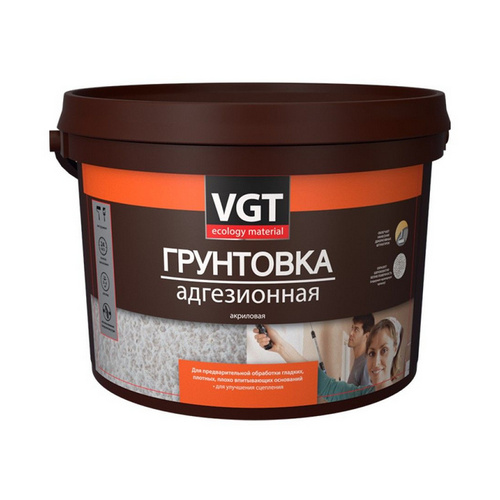 Купить Грунтовка аклиловая ВД-АК-0301 адгезионная 8кг ВГТ                                                  