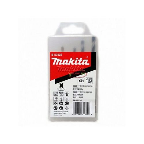 Купить Набор сверл по металлу и дереву SDS-plus HSS-TiN 5 шт MAKITA                                        