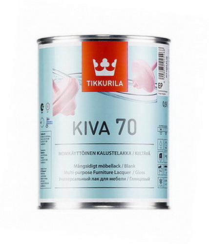 Купить Лак акриловый Kiva для мебели глянцевый 0,9 л Tikkurila
