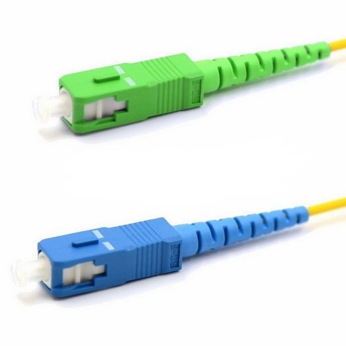 Купить Кабель патч корд оптоволоконный переходной SM 9/125 (OS2) SC/APC-SC/UPC Simplex LSZH 2 м