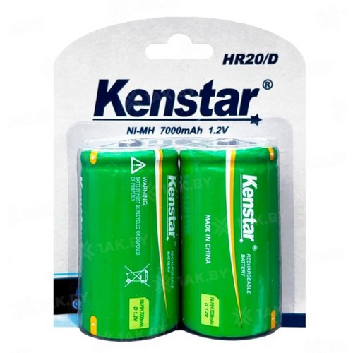 Купить Аккумуляторы никель-металлгидридные KenStar HR20/D Ni-Mh 7000 mAh BL-2                              