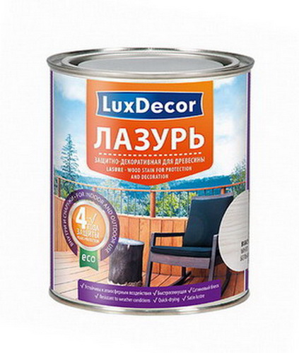Купить Лазурь для древесины LuxDecor 0,75л серый