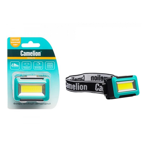 Купить Фонарь налобный на батарейках Camelion LED5386                                                      