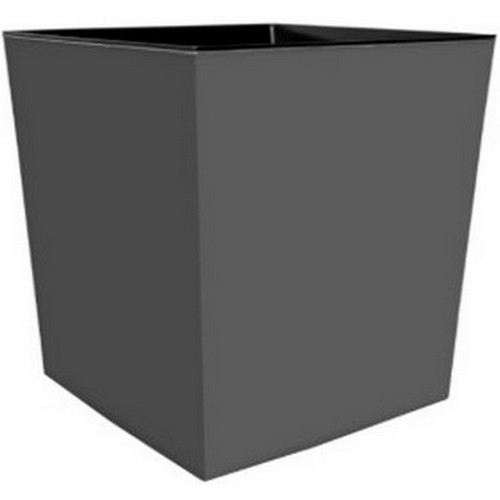 Купить Кашпо для цветов со вставкой РЕО 240х240х260мм 12,5л графит                                         