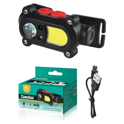 Купить Фонарь налобный аккумуляторный Camelion LED53418                                                    