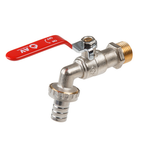 Купить Кран водоразборный настенный со штуцером 1/2 AV Engineering AVE166012                               