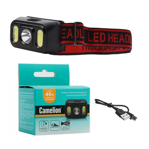 Купить Фонарь налобный аккумуляторный Camelion LED53417                                                    