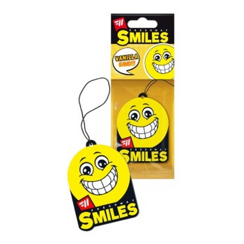 Купить Ароматизатор бумажный SMILES CAPPUCINO AND VANILLA т.м.FRESH WAY