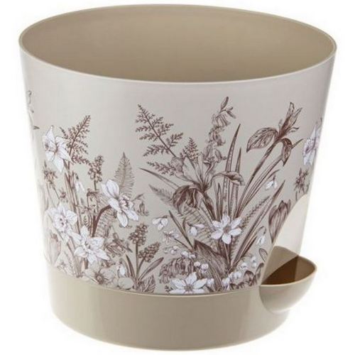 Купить Кашпо с прикорневым поливом НИКА ДЕКО 1,6л нарциссы М3077                                           