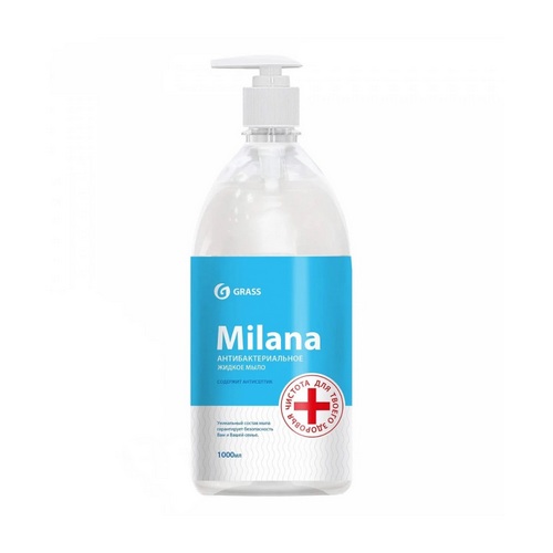 Купить Мыло жидкое антибактериальное для рук GraSS Milana 1л