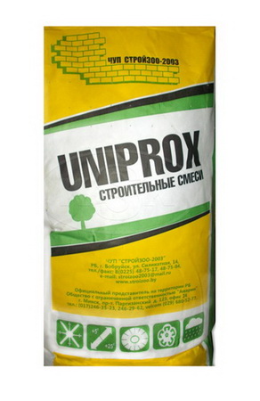 Купить Штукатурка Uniprox для печей и каминов 25кг                                                         