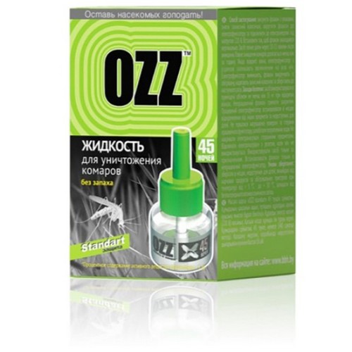 Купить Жидкость для уничтожения комаров 30мл 45 ночей OZZ-STANDART