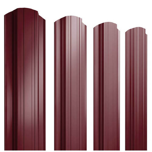 Купить Штакетник П-97 1м RAL 3005 Вишнёвый                                                                 