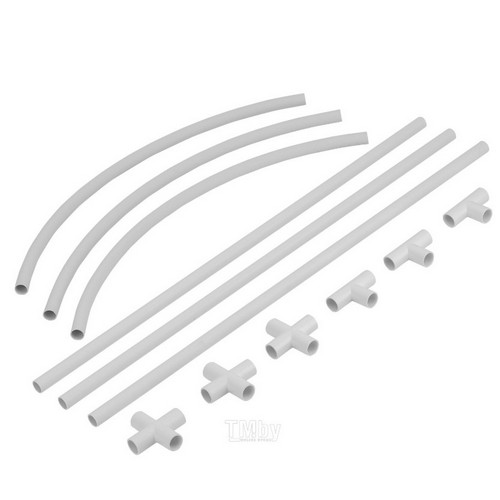 Купить 63901 Каркас парника пластиковый 300 х 110 х 120 см, дуга d20 мм, белый// Palisad