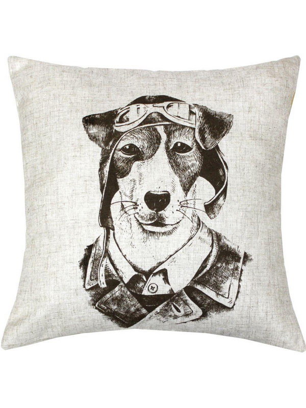 Купить Подушка декоративная MATEX BIBOP СОБАКА ЛЕТЧИК 40x40                                                