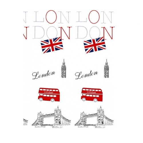 Купить Штора для ванной TXT LONDON MULTI  06870                                                            