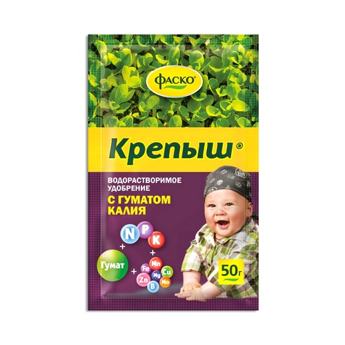 Купить Удобрение водорастворимое Фаско Крепыш с гуматом калия 50г