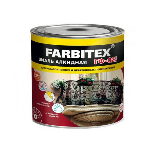 Купить Грунтовка алкидная ГФ-021 красно-коричневый 0.8 кг FARBITEX