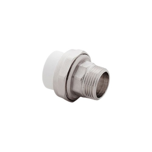 Купить Американка ПП наружняя резьба 25х1/2'' белая                                                         