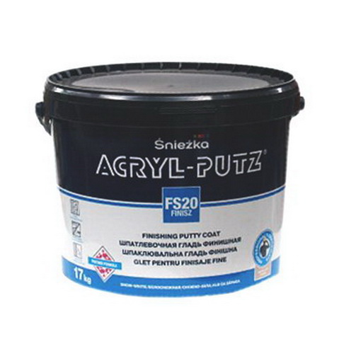 Купить Шпатлевка гипсовая финишная Акрил Путц Finisz FS20 белая 5кг                                        