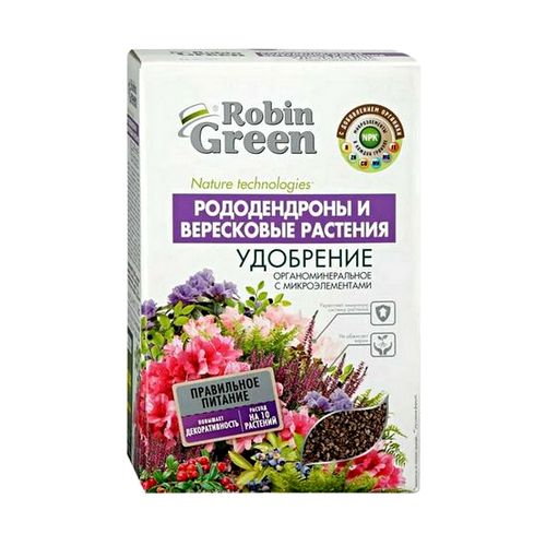 Купить Удобрение комплексное с микроэлементами для Рододендронов вересковых растений Robin Green 1кг