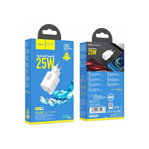 Купить Устройство зарядное НОСО N19 Rigorous PD25W 1Type-C 3А белый