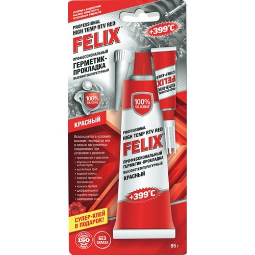 Купить Герметик прокладка профессиональный FELIX 85г (красный)