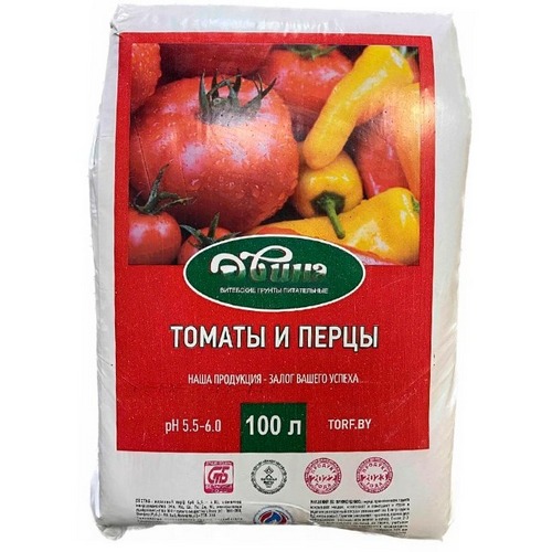 Купить Грунт питательный Томаты и перцы ДВИНА 100л                                                         