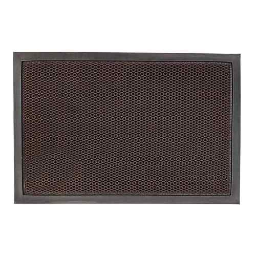 Купить Коврик придверный КОЛЬЧУГА BROWN 60*90                                                              