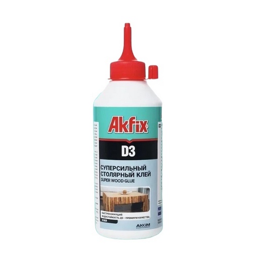 Купить Клей ПВА белый Akfix D3 500 гр                                                                      