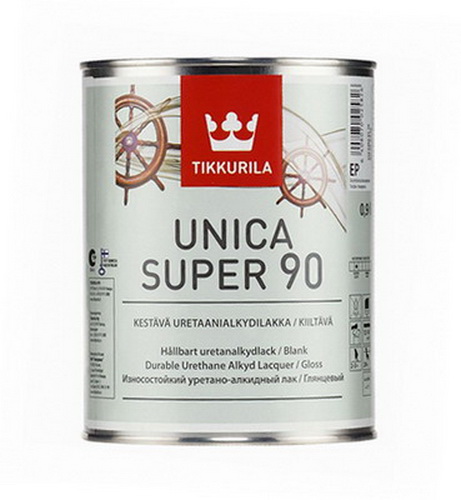 Купить Лак алкидный Unica Super глянцевый 0,9 л Tikkurila