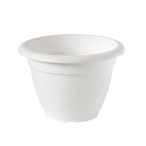 Купить Горшок цветочный круглый 350мм Классика цвет белый                                                  