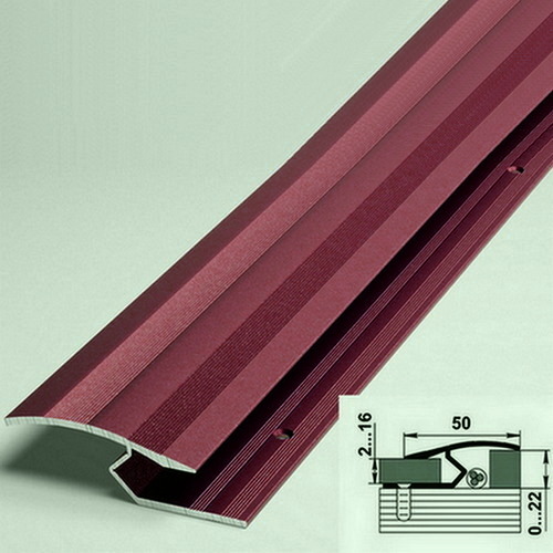 Купить Порог алюминиевый С5 50мм бронза 1,8м                                                               