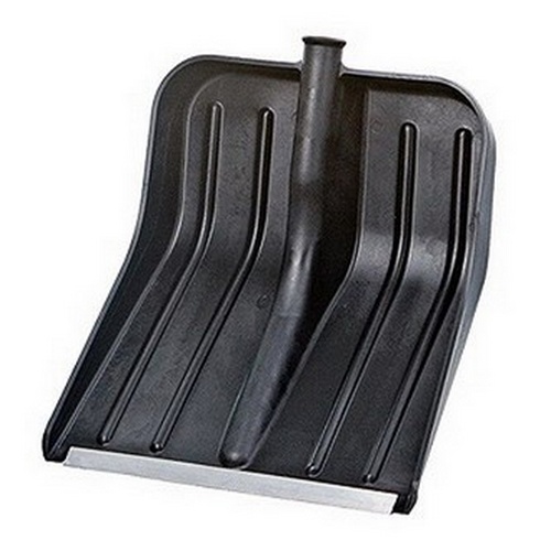 Купить Лопата для снега Люкс 445*405 мм черный, без черенка                                                