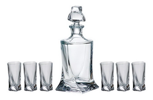 Купить Набор для питья стеклянный Bohemia Cristal Quardo 7 предметов                                       