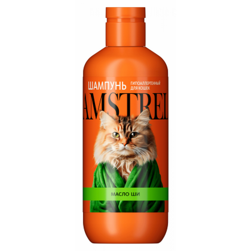 Купить Шампунь Amstrel для кошек гипоаллергенный с маслом ши 300 мл                                        