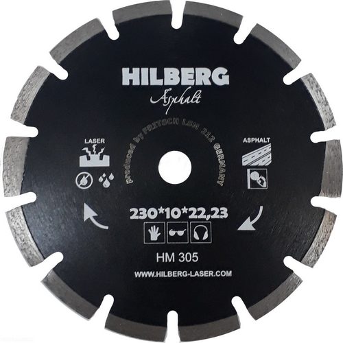 Купить Диск алмазный отрезной 230*10*25,4, Hilberg Hard Materials Лазер