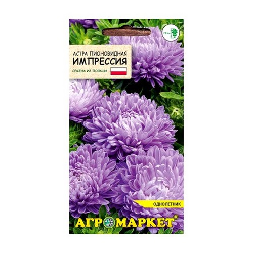 Купить Астра Импрессия пионовидная 0,5г                                                                    