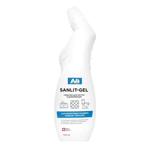 Купить Средство для чистки и дезинфекции унитазов Санлит-гель 0,75л                                        