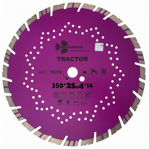 Купить Диск алмазный 350*25,4*14мм серия Tractor Trio-Diamond                                              