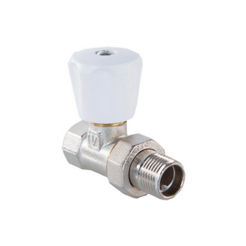 Купить Клапан VALTEC (компактный) ручной для радиатора прямой 1/2'' VT.008.LN.04                            