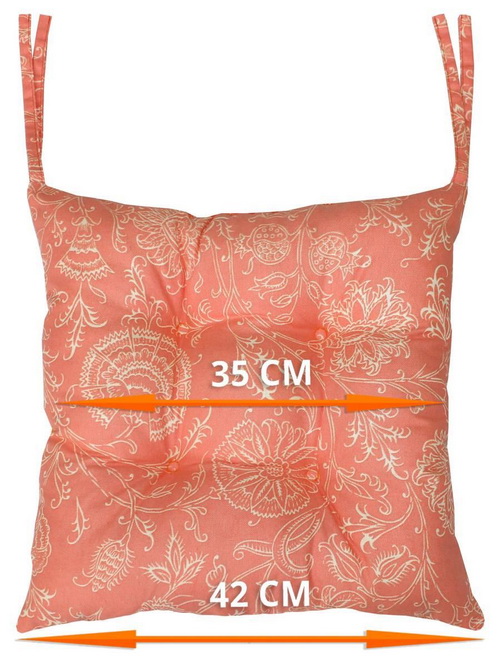 Купить Подушка для сиденья Matex Homely line персик 42*42*13
