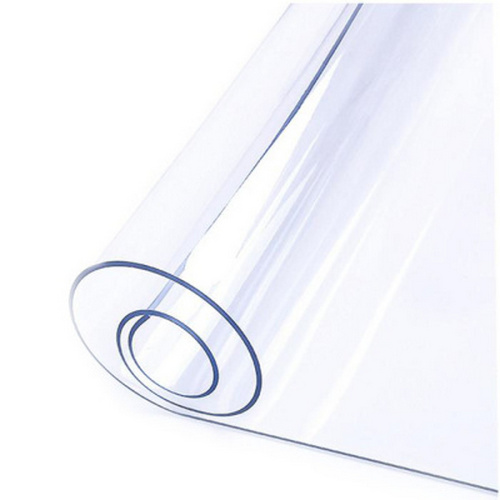 Купить Клеёнка столовая ПВХ Термо прозрачная Грэйс CR-08-60 без рисунка 0,8мм 0,6м                         