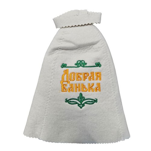 Купить Колпак для бани с вышивкой фетр, арт. 5113-5022                                                     