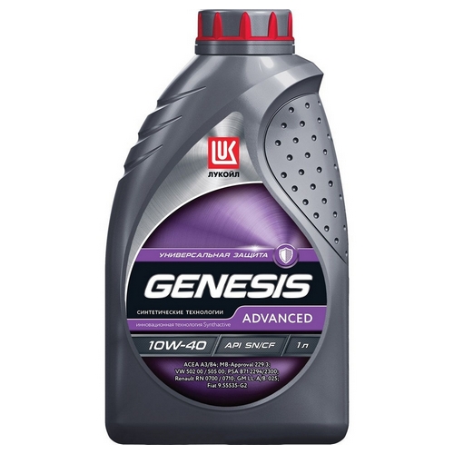 Купить Масло Лукойл GENESIS ADVANCED SAE10w-40 1л                                                          