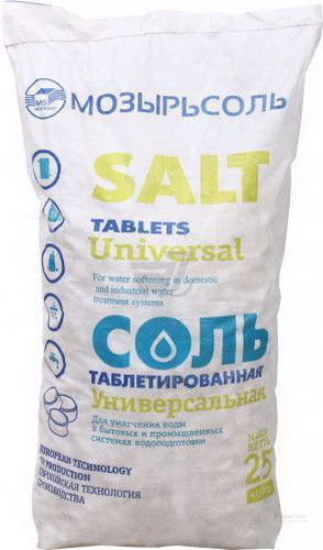 Купить Соль поваренная экстра выварочная таблетированная Универсальная 25кг                                